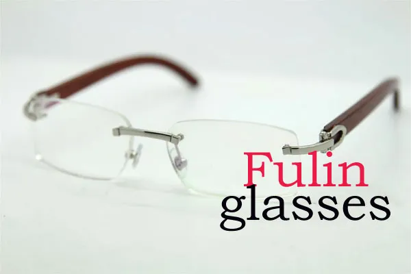 Montatura per occhiali da lettura pieghevoli dal design solido Vitange di buona qualità con custodia T8100903 Occhiali da guida in legno decoro Taglia 54-2433