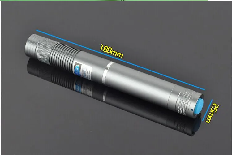 Novo 450nm High Power Blue Laser Pointers Laser Torch vista 500000m Lanterna Lâmpada Luz Lazer Lazer Astronomia +5 Caps + Free Óculos + Carregador de Grátis + Caixa de Caixa de Presente