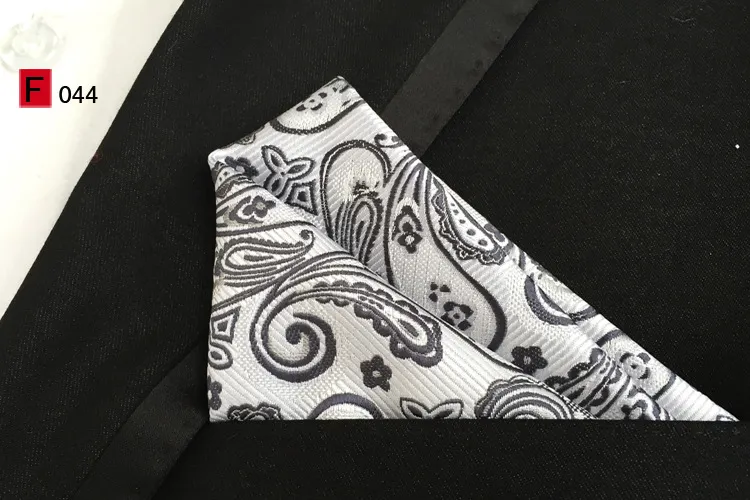 Hankerchief Pocket square 2525cm jacquard weave men039s Napkin kerchief For necktie Cocktail Party Wedding Party Chri8038493