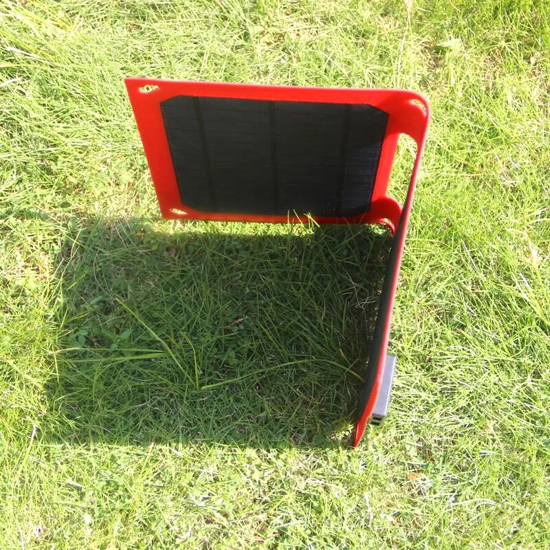 BUHESHUI pieghevole 10W 5V ETFE caricatore solare portatile impermeabile mono Panel Charger con doppio USB per iPhone di alta qualità