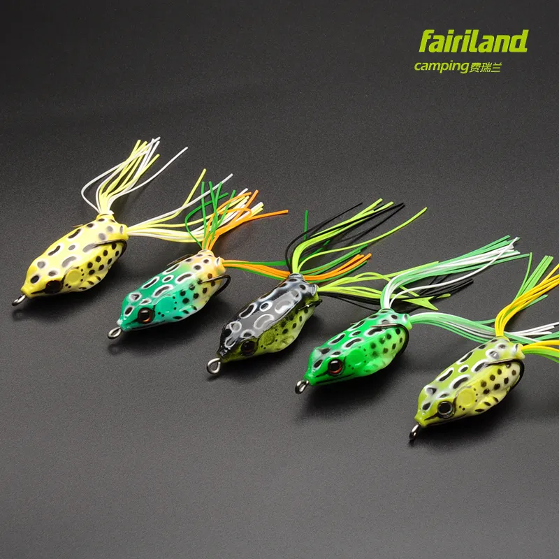 Fairiland Soft Rubber Frog Fishing Lure 4cm 5cm 5 7cm Topwater Soft Frog  Bait W Bait Box Fishing Accessory Shippin200S From 16,13 €