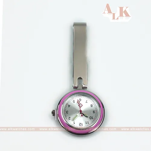 Klasyczny analogowy kwarcowy różowy pielęgniarka fob kieszeń zegarek pielęgniarski broszka Lapel zegar medyczny do pielęgniarki i lekarzy Szpital Zestaw do użytku