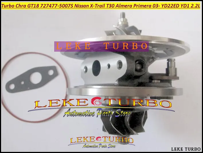 Oil Cooled Turbo Cartridge CHRA GT1849V 727477-5007S 727477 Turbocharger For NISSAN Almera Primera X-Trail T30 2003-05 YD22ED YD1 YD22 2.2L