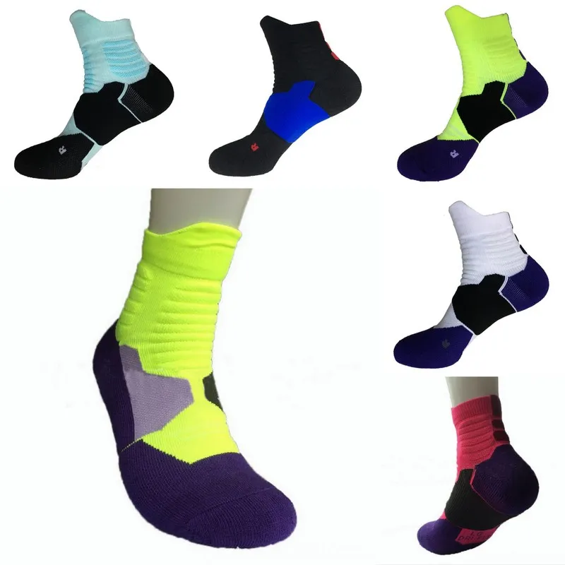 MOMOLEAF Men Women Professional Elite Basketball Socks Wicking Breathable Deodorant Anti-friction Sport Sock Terry Botton for Training