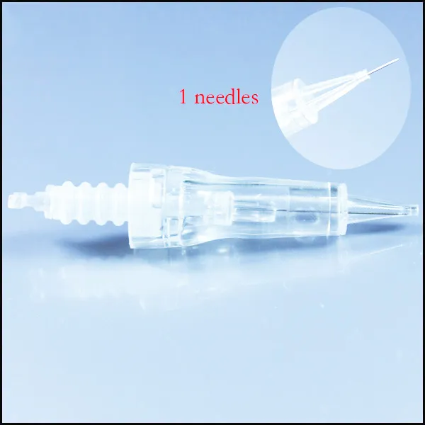 Needles micro derma Disposable 1/3/7/9/12/36/nonometer pin needle cartridge bayonet electric auto micro stamp dpen and tattoo machine tip head