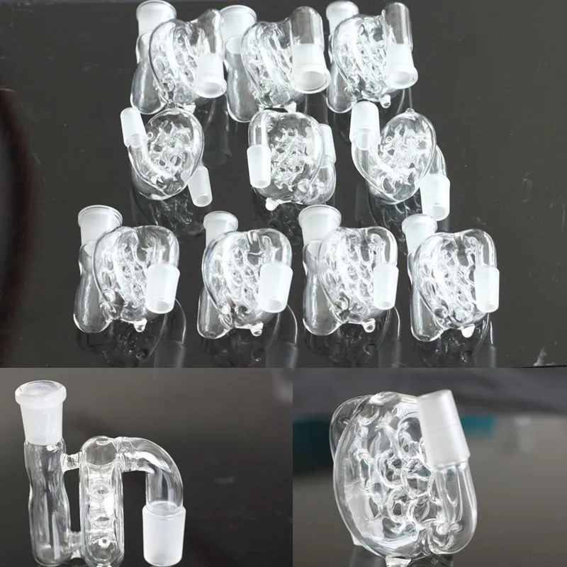Attrape-cendres en verre à 10 joints Swiss Perc Ashcatcher14.4 18.8 joint mâle femelle pour verre Bong Dab Rig Accessoires pour fumeurs en verre