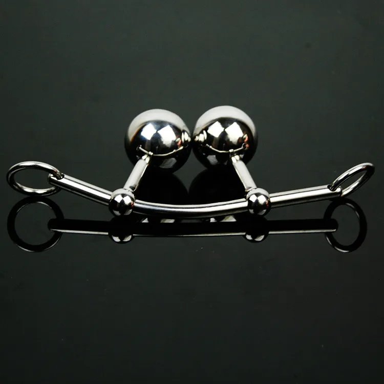 Stainless Steel Sex Toys Butt Plugs Anal Plug Devices Female Belt Vaginal&Anal Double Balls Anal Beads Strapon Slave BDSM5295123