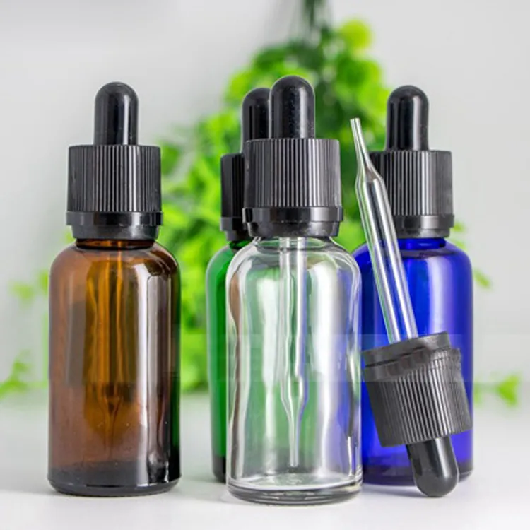 2018 Wholesale glass bottles e liquid e juice 30ml glass dropper bottles with childproof tamper proof cap 