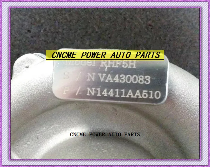 Megasant VF40 RHF5H Turbo CHRA Cartridge For Subaru Legacy GT Outback XT – 14411AA510