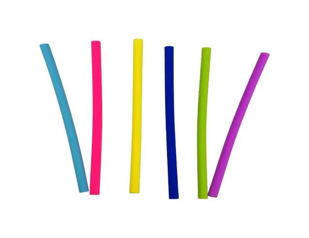 Barware Colors Straight Silicone Straw for 20 oz 30 oz cup Silica Gel Drinking Straw jar straws XB1