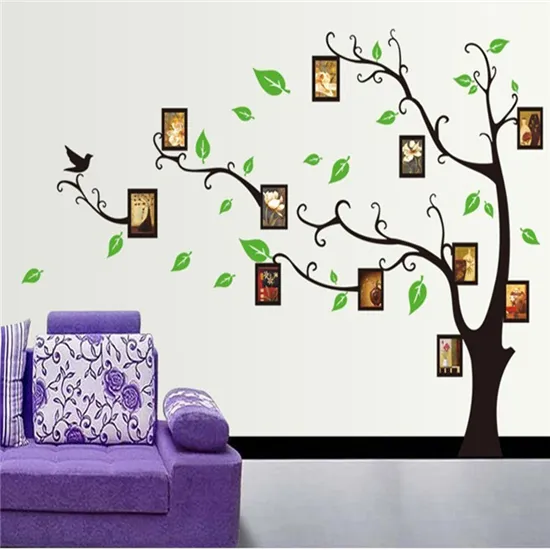 Wall Stickers Creative Photo Tree Family Bedroom Fashion Wall Decals