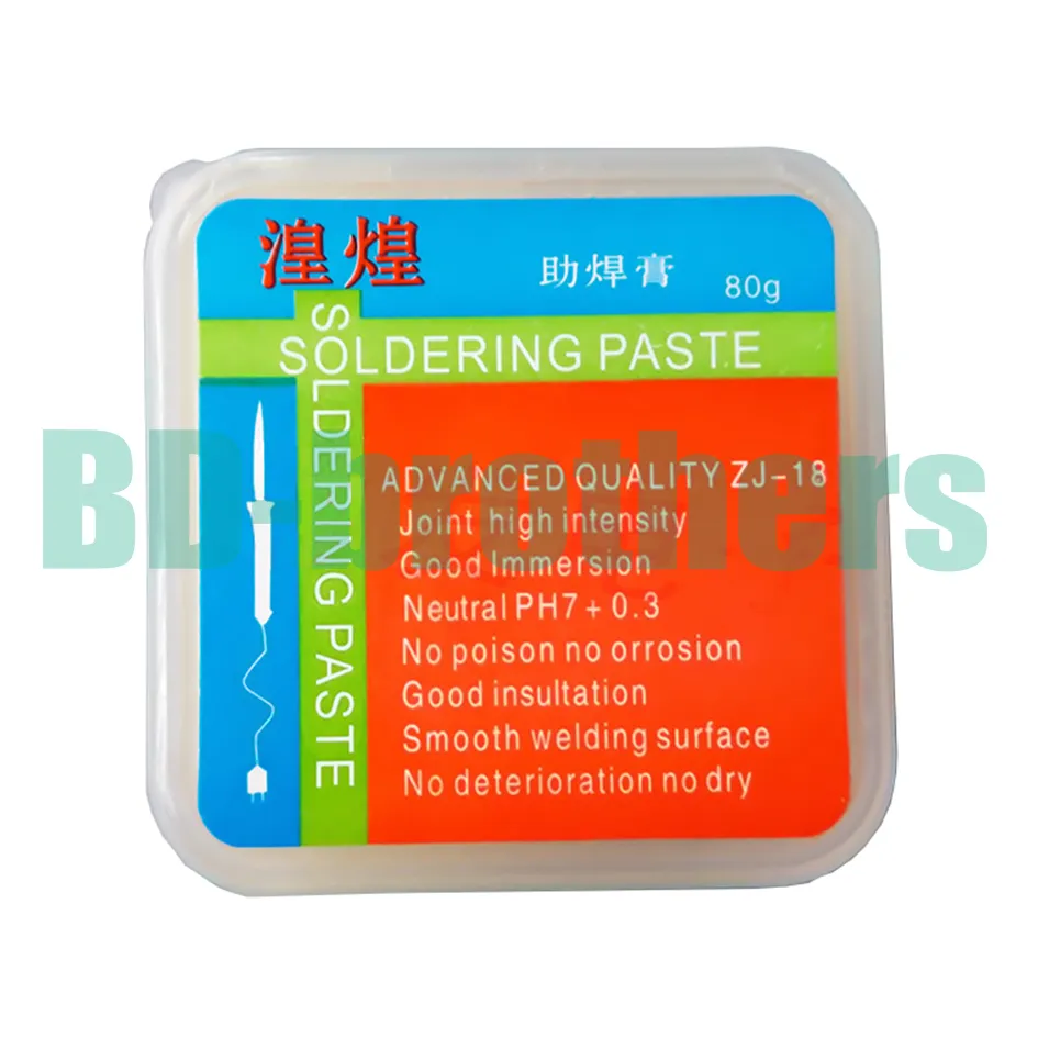 80g Advanced Quality ZJ-18 Soldering Paste Iron Solder Oil Flux Paste Grease BGA Smooth Welding Surface 