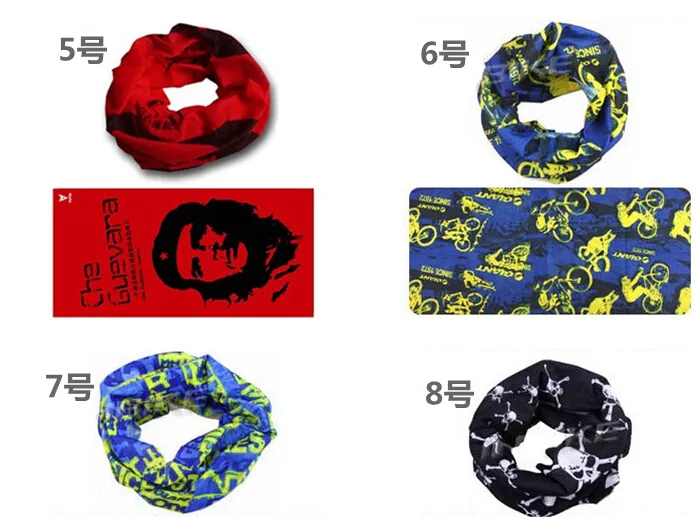 Açık Spor Bisiklet Bisiklet Bisiklet Sürme Çeşitli Türban Sihirli Kafa Peçe Çok Kafa Eşarp Atkılar Yüz Mesh Bandanas Ücretsiz Kargo