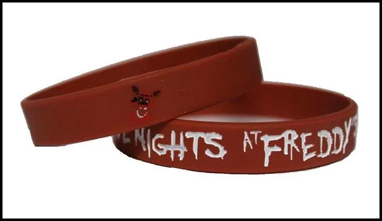 Prettybaby cinq nuits au bracelet en silicone de freddy dragonnes FNAF figure jouets pour enfants pour Halloween Noël Pt0230 # DHL FREESHIP