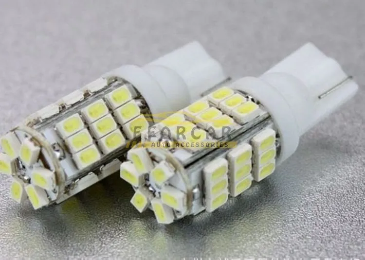 20 sztuk / partia Car Xenon White 6000K T10 921 42-SMD 1206 LED Backup Reverse Light Bulbs Darmowa Wysyłka