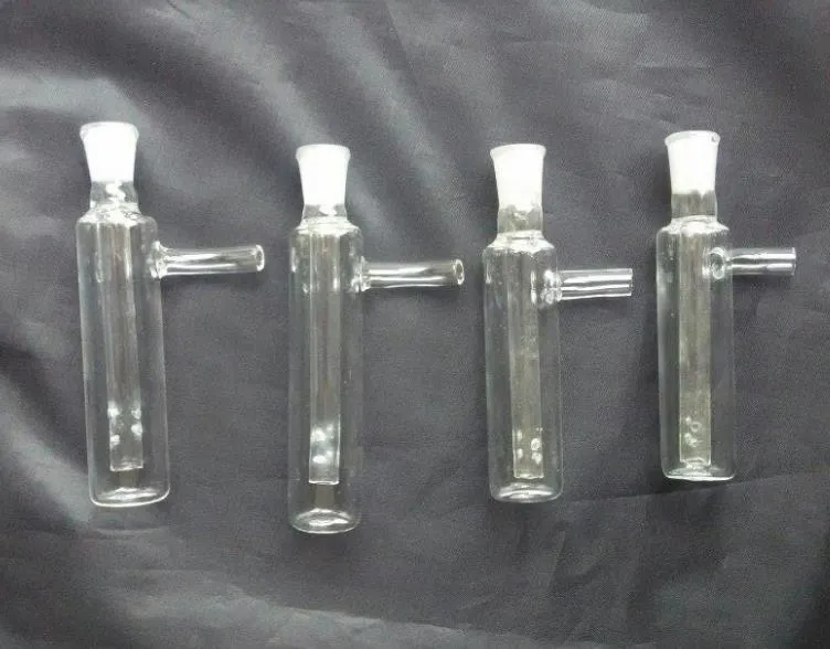 Kostenloser Versand ----- 2015 neuer Mini-Außenfilter Shisha aus transparentem Glas / Glasbong, Größe 10 * 2 cm, einfach zu tragen und zu verwenden