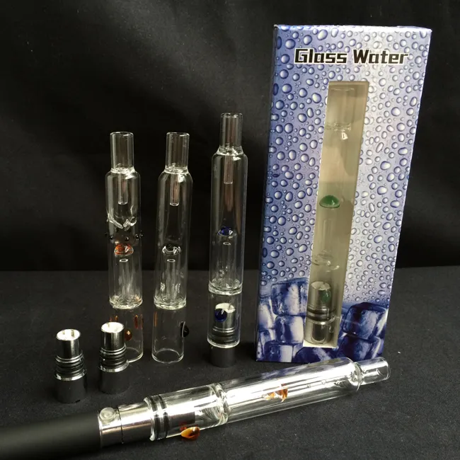 Pyrex Glass Water Atomizer Hookah Glass Bong Smoking Pipes E Cigarettes Dry Herb Wax Vaporizer Herbal Vaporizers pen for EGO EVOD Battery