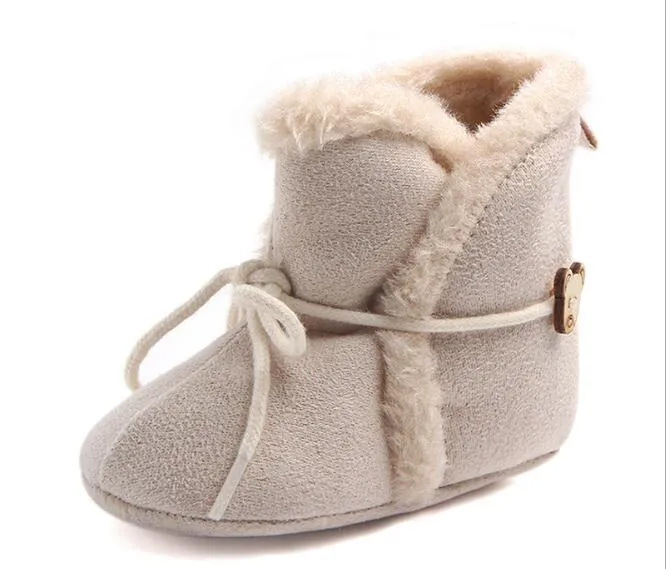 Stivali invernali bambini Infant Toddler Neonato Cute Cartoon Bear Shoes Ragazze Ragazzi Primi camminatori Super Keep Warm Snowfield Booties Boot G1108