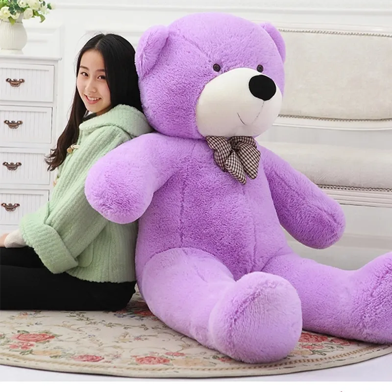 6.3 FEET TEDDY BEAR STUFFED LIGHT BROWN GIANT JUMBO 72" size:160cm birthday gift