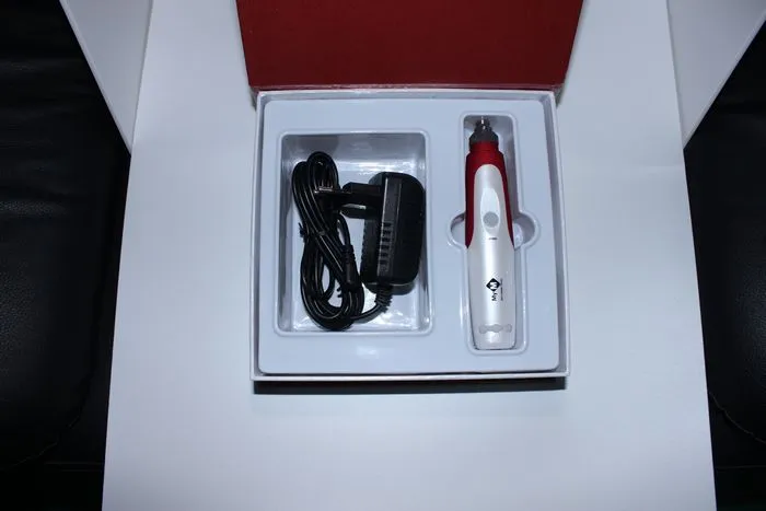 Freeship Drop Ship Electric Derma Stamp Dermapen Micro Igła Wałek Kształtki, Micro Igła Terapia System Dermapen Medical.