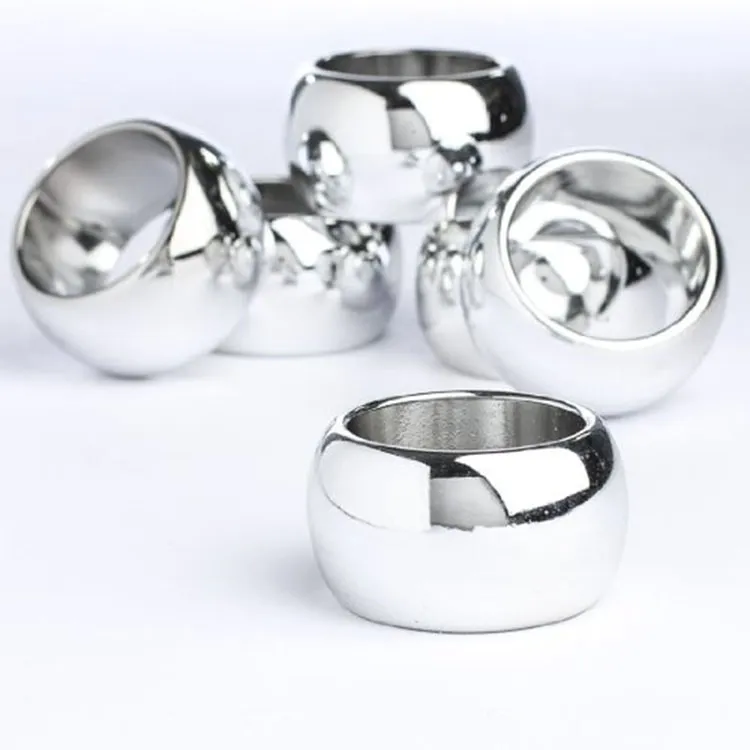 серебряные золотые кольца для салфеток рождественские украшения свадьбы держатель салфетки свадебные сувениры блеск гламур 3 см смолы кольцо для салфетки стол посуда