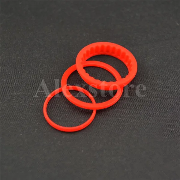 O ring in silicone colorato Guarnizione in silicone O-ring di ricambio Set di oring serbatoio secondario Kangertech più mini serbatoio secondario nano clearomizer atomizzatore DHL