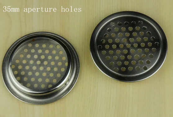 35mm stainless steel circular holes opening holes shoe cabinets Furniture Hardware / (2)