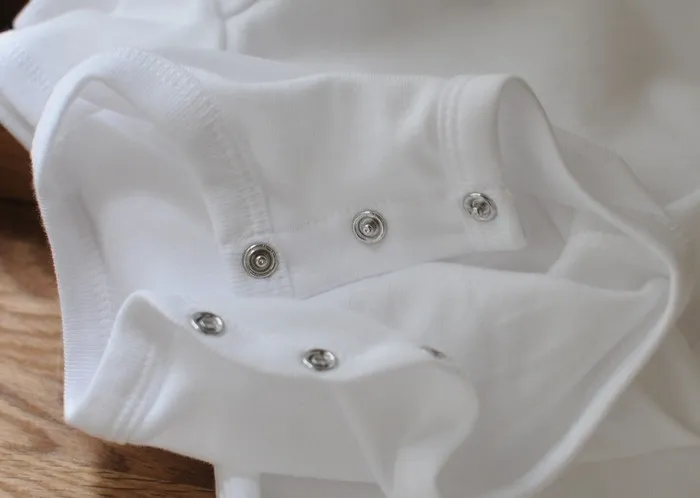 Baby Strampler Anzug Strampler für Babys Sommer Infant Dreieck Strampler Onesies 100% Baumwolle Kurzärmelige Jungen Mädchen Pure White Babys Kleidung
