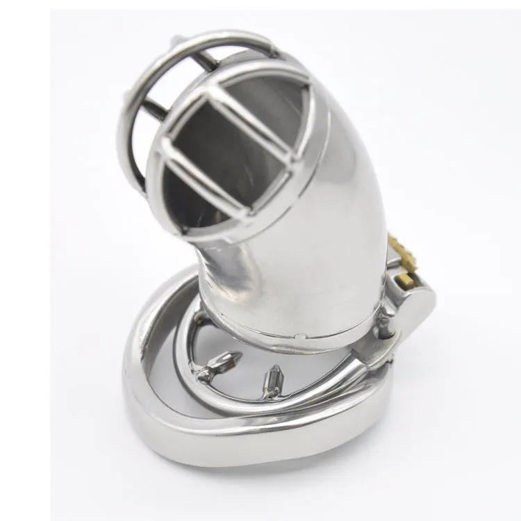 Chastity Devices Hane Standard Device Rostfritt stål Chastity Cage Lock #R59