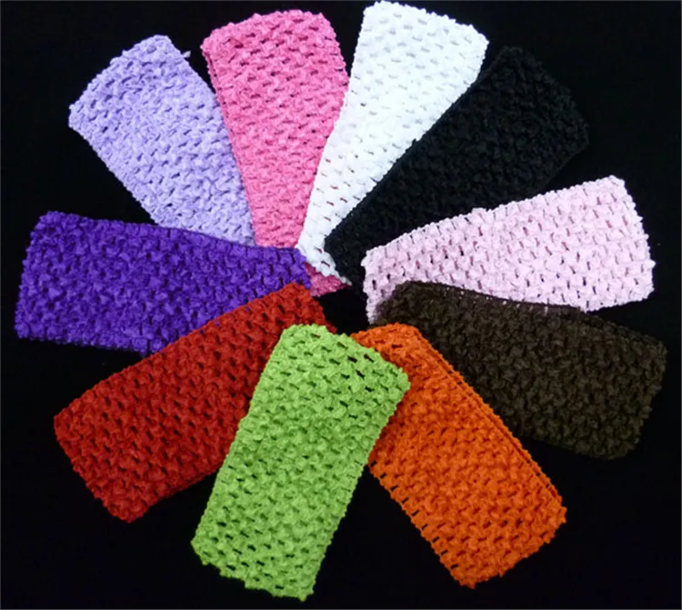 2.75inch crochet headbands pouco cabelo menina Acessórios Bebés Meninas Headbands alta qualidade