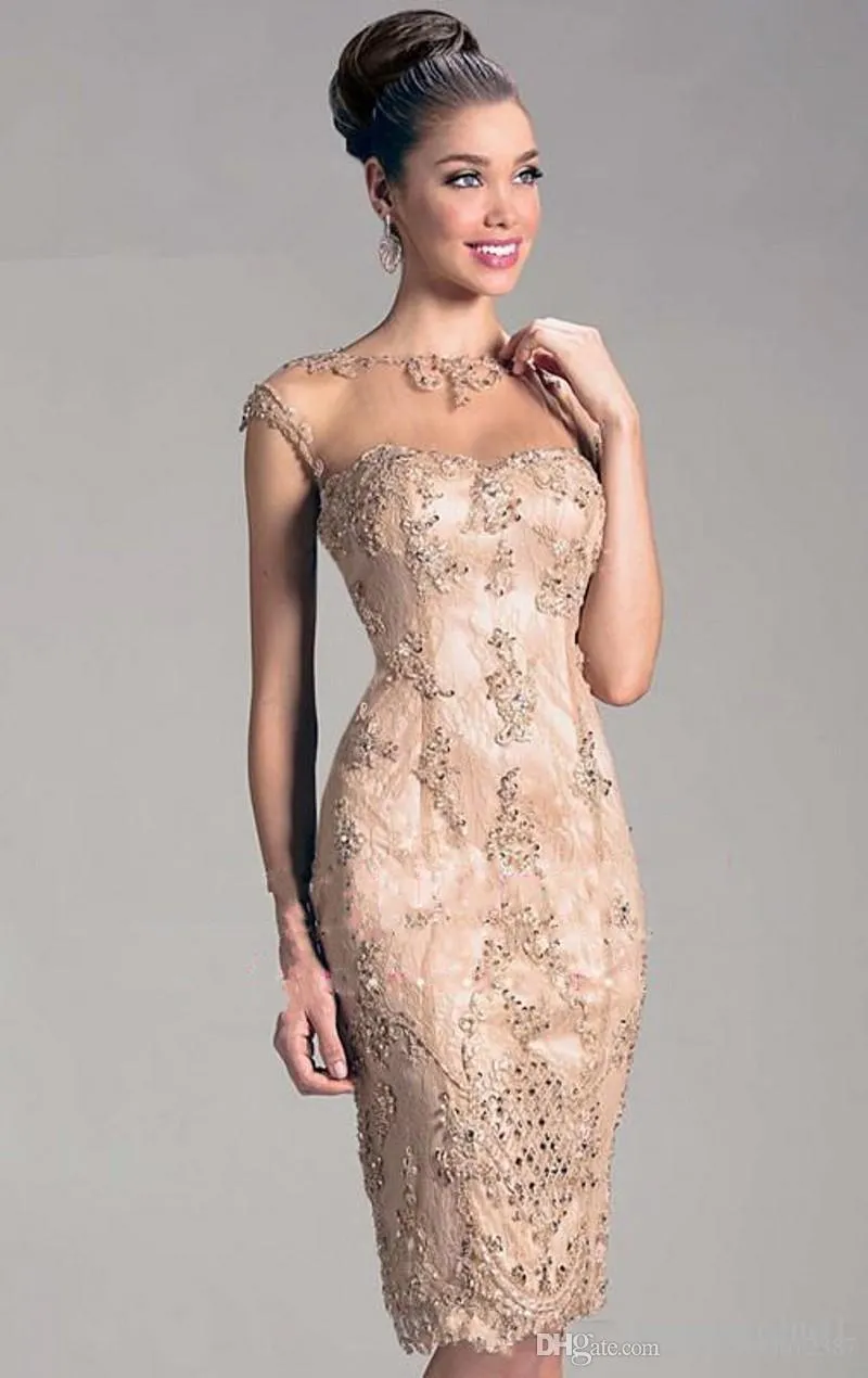 Jovani 09775 - Bateau Knee-Length Evening Dress – Couture Candy