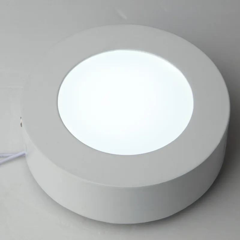 20 Unids / lote 6W 12W 18W Panel de luces LED Cuadrado redondo Downlights Fácil de instalar Cálido / Natural / Blanco frío AC110-240V Iluminación interior montada en superficie