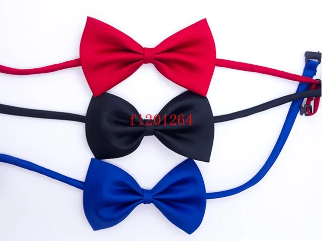 200 sztuk / partia Fedex DHL Darmowa Wysyłka Darmowa Neck Krawat Dog Łuk Krawat Bowtie Cat Tie Pet Grooming Dostaw 19 kolorów