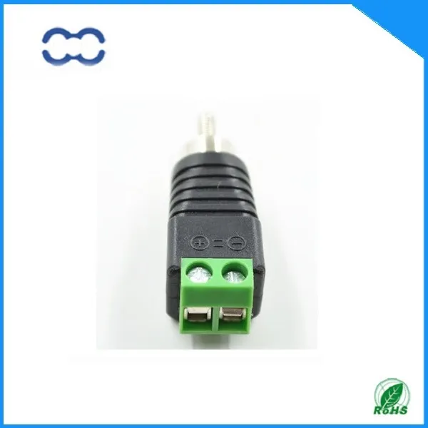 High Performance and ROHS 100 Brand New AV RCA Male Connector Plug for Audio Cable3964368