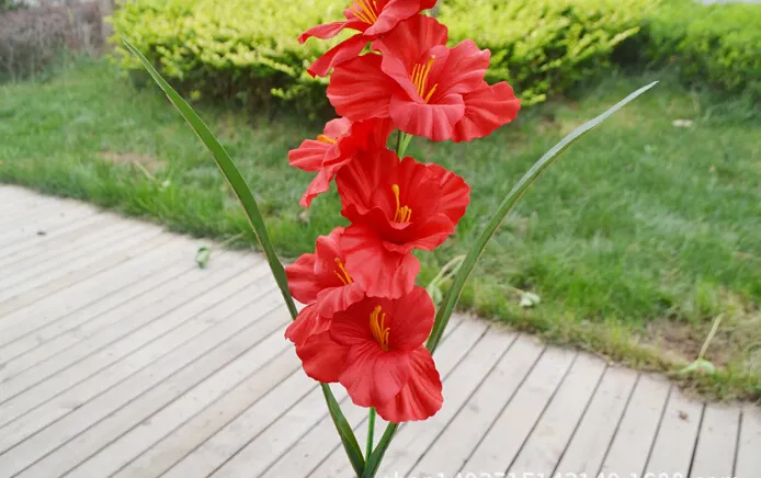 Enkel simulering 8 färger Silk Artificial Plant Orchid Flower Arrangerande konst för vardagsrumsutsmyckning TH0169164285