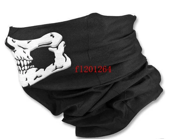 50 stks / partij DHL Gratis verzending Skull Design Multifunctie Bandana Ski Sport Motorfiets Biker Sjaal Gezichtsmaskers