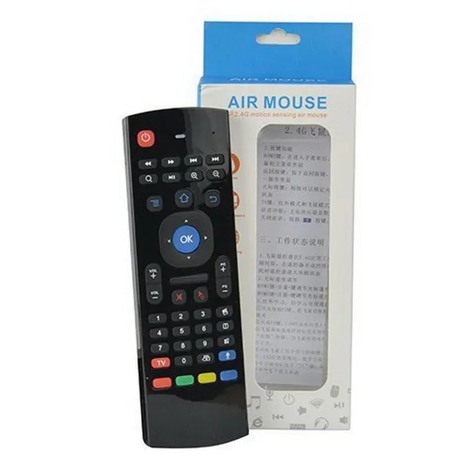 X8 Wireless Keyboard Fly Air Mouse Remote G Sensing Gyroscope Sensors MIC Combo MX3-M For MX3 MXQ M8 M8S M95 S905 X96 Android TV BOX