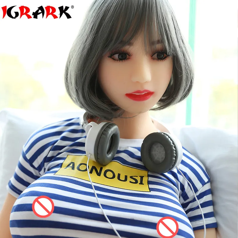 igrark TPE Love Doll Real Vagin Breast Anal Oral, Meilleur jouet sexuel, Poupée de sexe réaliste en silicone solide pour hommes, vraies poupées 165cm158cm140cm