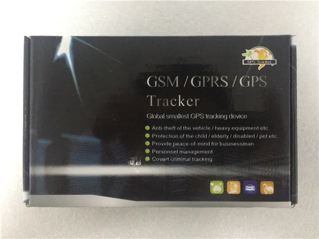 Veículo espião Rastreador de tempo real GPS / GSM / GPRS Tracker de carro TK102 Mini Global Track / lote Frete Grátis