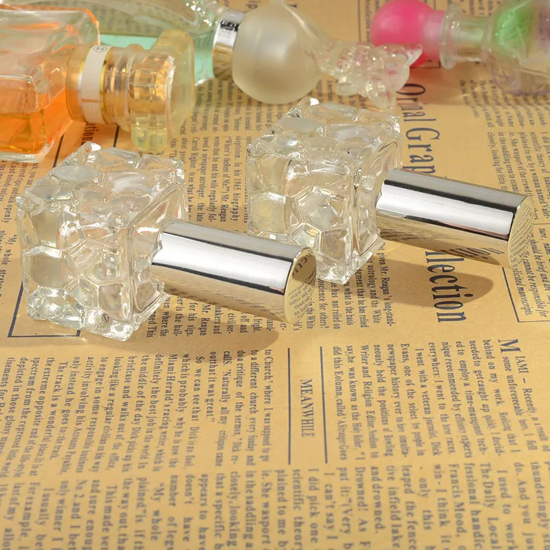 8mlガラススプレーボトル香水バイアル詰め替え可能なパルファムの香り化粧品包装瓶速い船積みF20172484