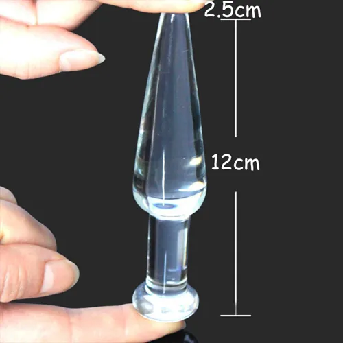 small glass anal plug Large Anal Plugs main image 0