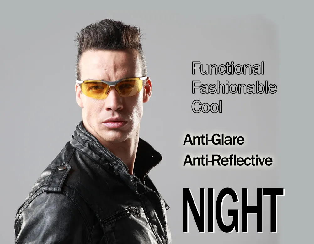 Duco visione notturna occhiali antiriflesso guida Eyewear alluminio-magnesio occhiali polarizzati 6806