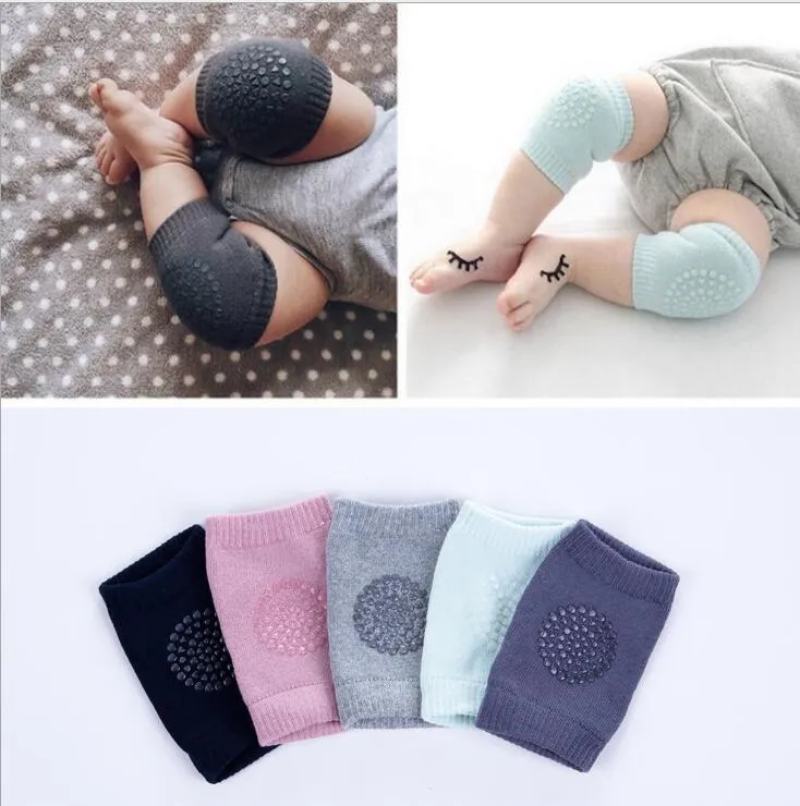 Baby Knee Protector Anti Slip Kniebeschermers Katoen Sokken Voor Pasgeborenen Baby Veiligheid Crawling Elleboog Kussen Beenwarmers Zuigeling Peuter Legging