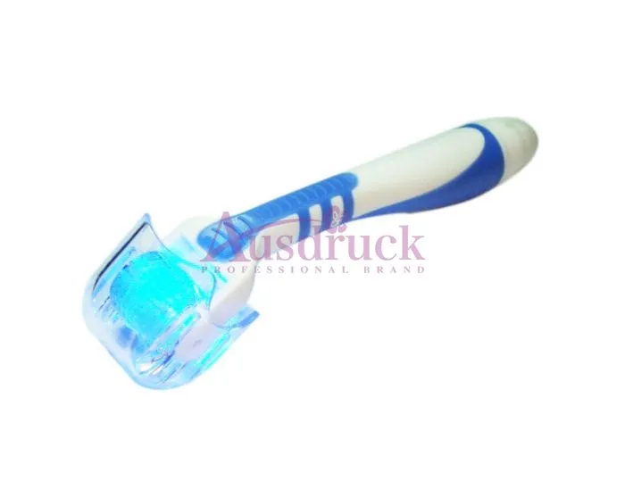 Vermelho azul verde LED Photon Derma Roller 540 Agulhas Dermaroller Microneedle para ACNE Remoção de Remoção de Remoção