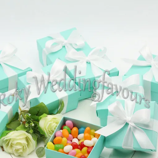 ! Blue Candy Boxes, Blue Boxes Favors, wedding favors boxes, party favor boes