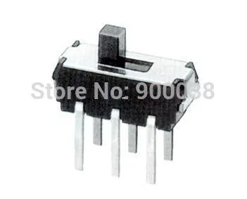 1000pcs mininature Slide Switch dual rows 6pin DIP type with Knob Height 3.0mm toggle switch ROHS Free shipping