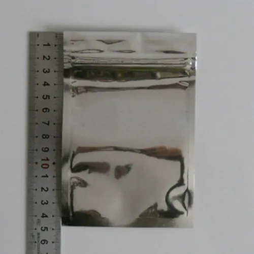 10*15cm 3.9*5.9" Aluminum Foil Resealable Zipper Plastic Retail Package Bag Zipper Lock Bag Retail Packaging