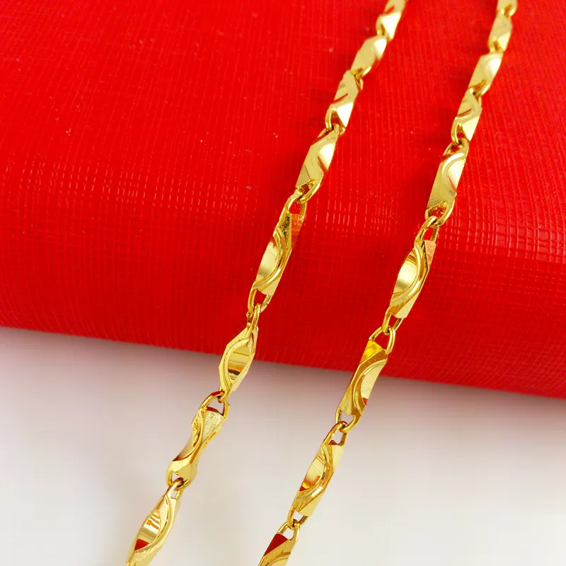 18kGP Halsketting voor heren en dames Halsband van hoge kwaliteit Niet tevreden met de onvoorwaardelijke retourzending Healthy Necklaces291y
