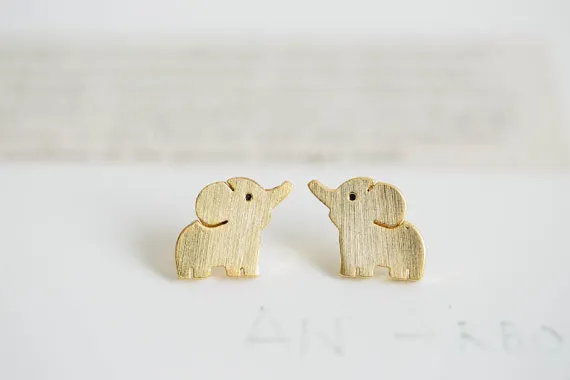 10 Paar kleine Elefanten-Ohrstecker, modisches Design, süße Baby-Elefant-Ohrstecker, Kinder-Tierschmuck für Frauen