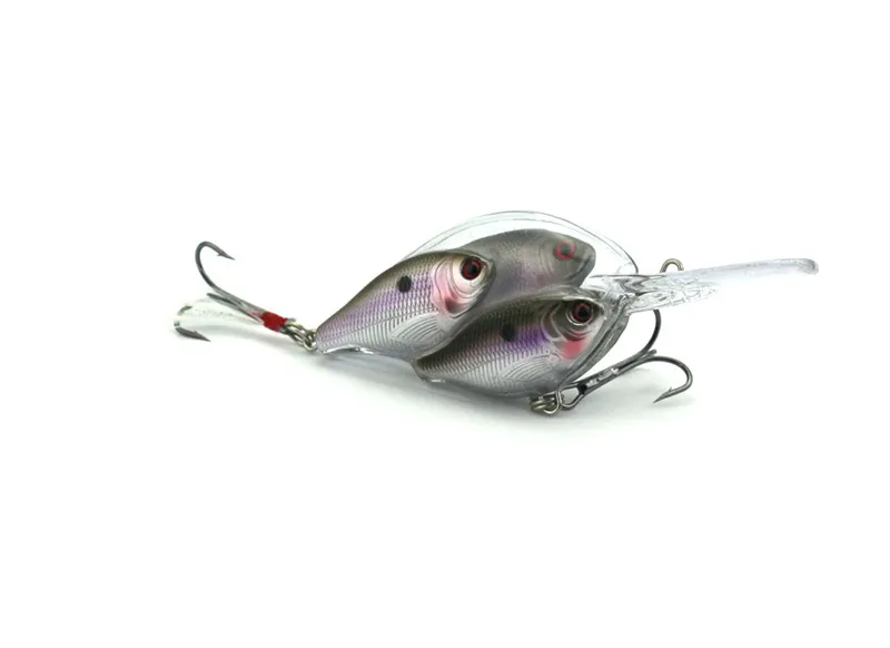 Version améliorée 9.5cm 18g Verre Minnow Live Cible LIVE Pour la pêche à l'eau douce ou en eau salée. Plongée rapide avec une vaste action Wobble